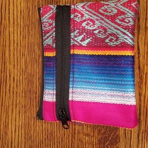 NWOT e.c.c. Ecuador Textile Key & Card Holder